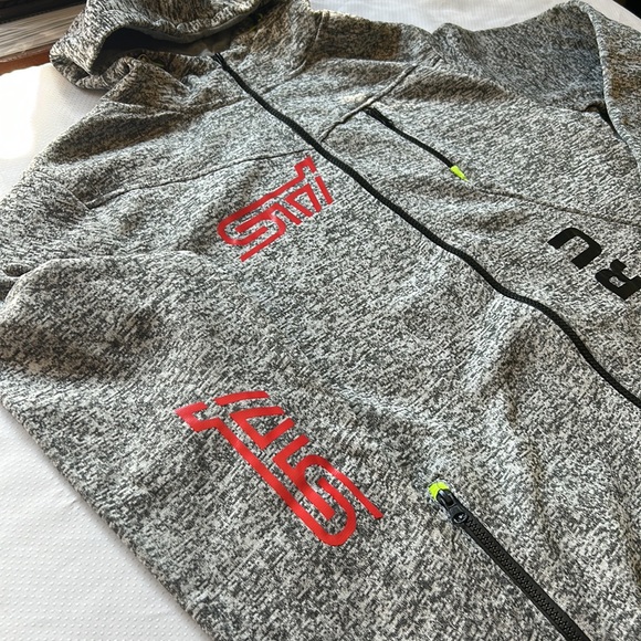 Subaru STI Hoodie Full Zip Sweatshirt Unisex JDM Cars Japanese AWD Fleece Rally - Picture 3 of 9